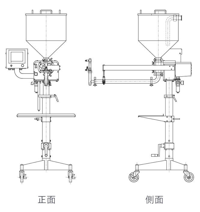 現場状況にあわせノズル口位置も可能な限り対応させて頂きます。