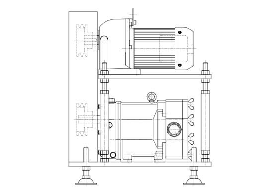 モーターカバー付き(オプション)